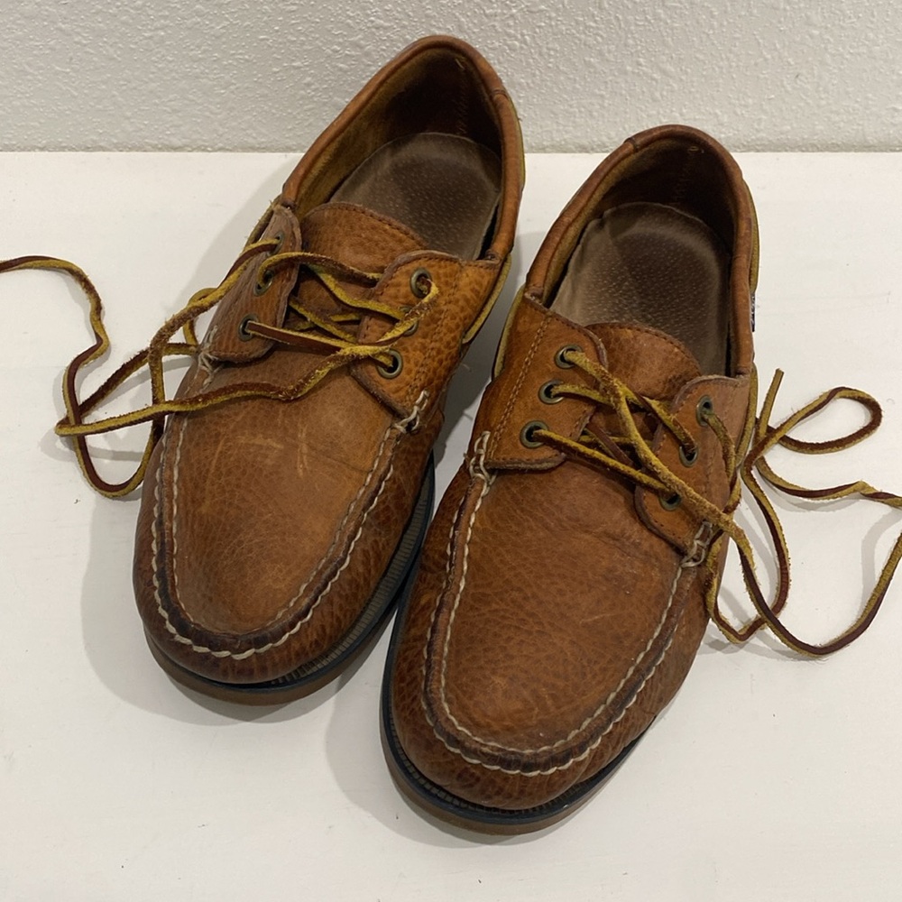 Polo Ralph Lauren
Bienne Tumbled Leather Boat Shoes |Size 8D - Picture 14 of 14